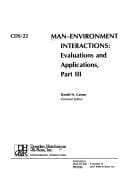 Man-environment interactions