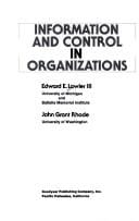 Information and control in organizations