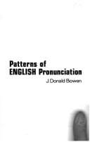 Patterns of English pronunciation