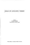 Goals of linguistic theory