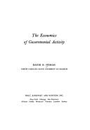The economics of governmental activity