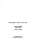 Statistics for psychology
