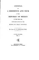 Journal of a residence and tour in the Republic of Mexico in the year 1826