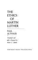 The ethics of Martin Luther
