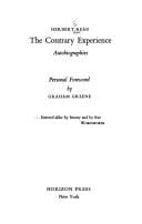 The contrary experience