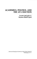 Academics, politics, and the 1972 election