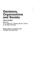 Decisions, organizations and society