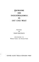 Probleme des Industrialismus in Ost und West