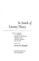 In search of literary theory