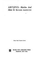 Artifex; sketches and ideas