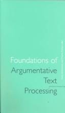 Foundations of argumentative text processing