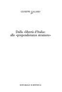 Dalla "libertà d'Italia" alle "preponderanze straniere"