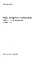 Storia della politica internazionale nell'et'a contemporanea