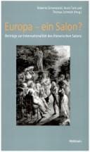 Europa--ein Salon?: Beitrage zur Internationalitat des literarischen Salons (Veroffentlichung aus dem Sonderforschungsbereich 529 "Internationalitat Nationaler Literaturen.") (German Edition)