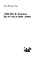 Moderne in der deutschen und der tschechischen Literatur