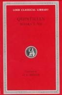 The Institutio oratoria of Quintilian
