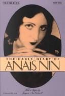 The early diary of Anaïs Nin. Volume Three, 1923-1927