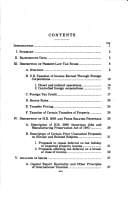Proposal relating to current U.S. taxation of certain operations of controlled foreign corporations (H.R. 2889--American Jobs and Manufacturing Preservation Act of 1991) and related issues