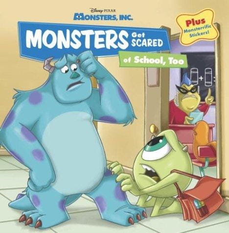 Monsters Get Scared of School, Too