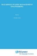 Hazardous waste management engineering