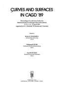 Curves and surfaces in CAGD '89