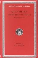Title Institutio Oratoria of Quintilian/Books VII-IX