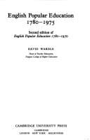English popular education, 1780-1975