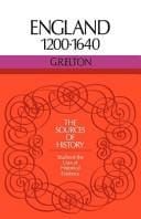 England 12001640 (Sources of History)
