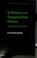 In Defence of Organisation Theory