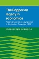 The Popperian legacy in economics