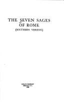 The seven sages of Rome (southern version)