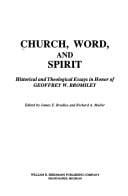 Church, word, and spirit