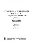Applications of interactionist psychology