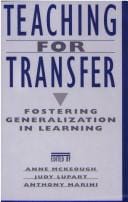 Teaching for transfer
