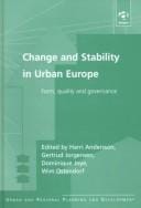 Change and stability in urban Europe