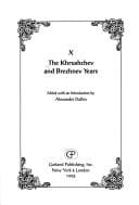 The Krushchev and Brezhnev years