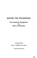 Before the wilderness