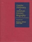 Concise dictionary of American literary biography