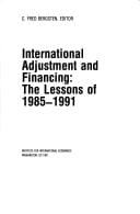 International adjustment and financing