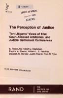 The Perception of justice