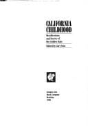 California childhood