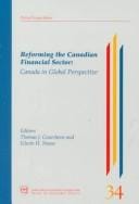Reforming the Canadian financial sector