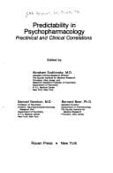 Predictability in psychopharmacology