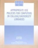 Appropriate use policies for computers in college/university libraries