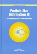 Particle size distribution III