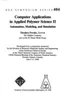Computer applications in applied polymer science II