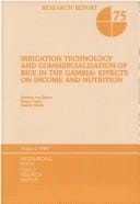 Irrigation technology and commercialization of rice in The Gambia, effects on income and nutrition