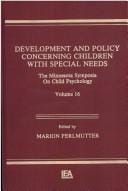Development and policy concerning children with special needs