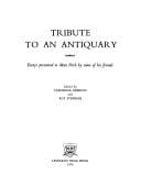 Tribute to an antiquary