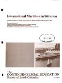 International maritime arbitration